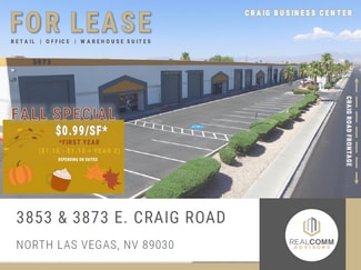 Plus de détails pour 3853 E Craig Rd, North Las Vegas, NV - Industriel/Logistique à louer
