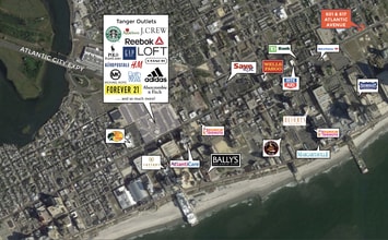 601 Atlantic Ave, Atlantic City, NJ - Vue aérienne vue de carte