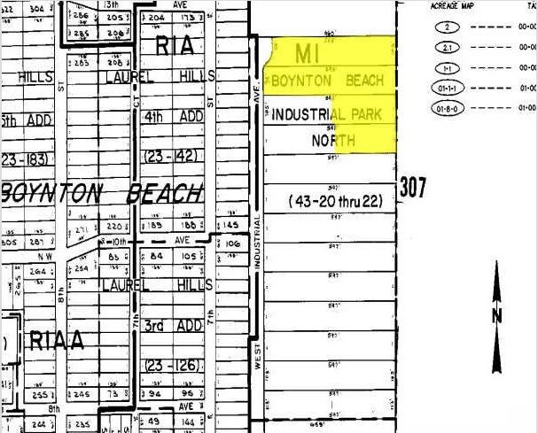 1240 N Industrial Ave, Boynton Beach, FL à vendre - Plan cadastral – Image 2 sur 2