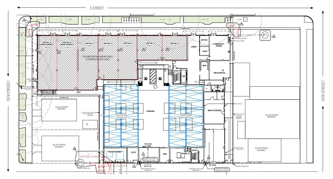 1500 S St, Sacramento, CA à louer Plan d’étage– Image 1 sur 1