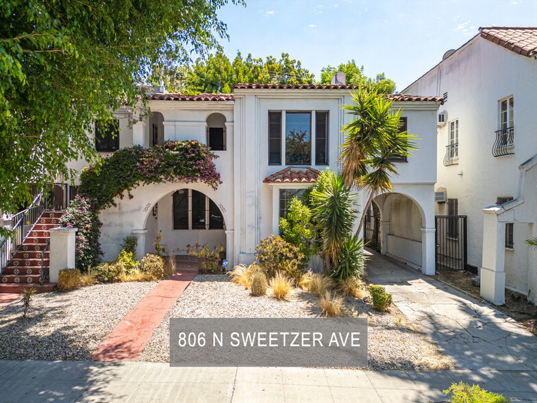 806 N Sweetzer Ave, Los Angeles, CA à vendre - Photo de l’immeuble – Image 3 sur 18
