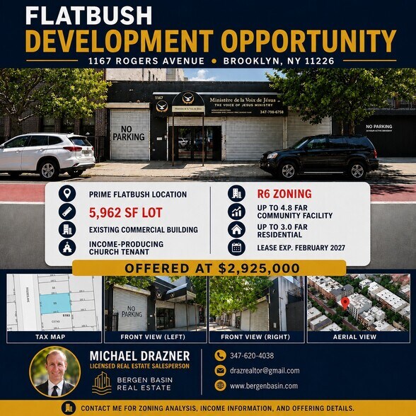 1167 Rogers Ave, Brooklyn, NY à vendre - Photo de l’immeuble – Image 2 sur 6