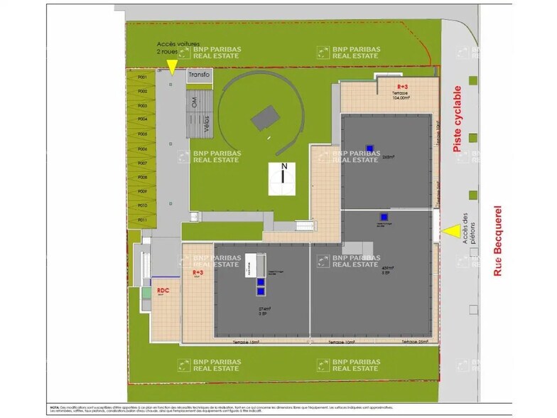 Bureau dans Montpellier à vendre - Plan de site – Image 2 sur 8