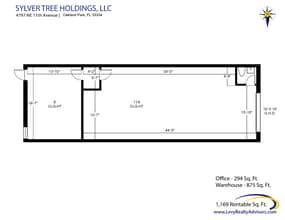 4831-4837 NE 11th Ave, Oakland Park, FL à louer Plan d’étage– Image 2 sur 3