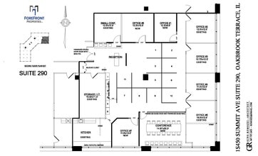 1 S 450 Summit Ave, Oakbrook Terrace, IL à louer Plan de site– Image 1 sur 1