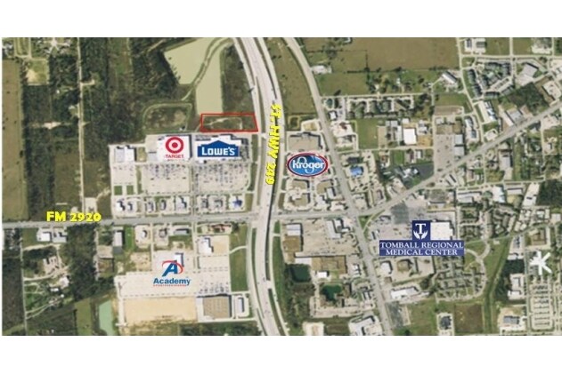 FM 2920 At Hwy 249, Tomball, TX à vendre - Aérien – Image 2 sur 4