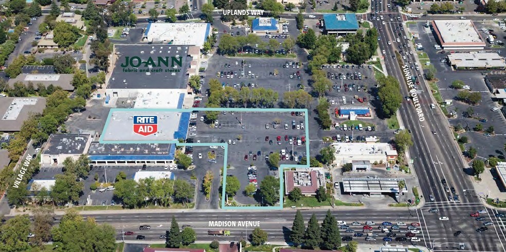 5403 Sunrise Blvd, Citrus Heights, CA à louer - Aérien – Image 2 sur 9