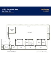 1515-1521 S El Camino Real, San Mateo, CA à louer Plan de site– Image 1 sur 1