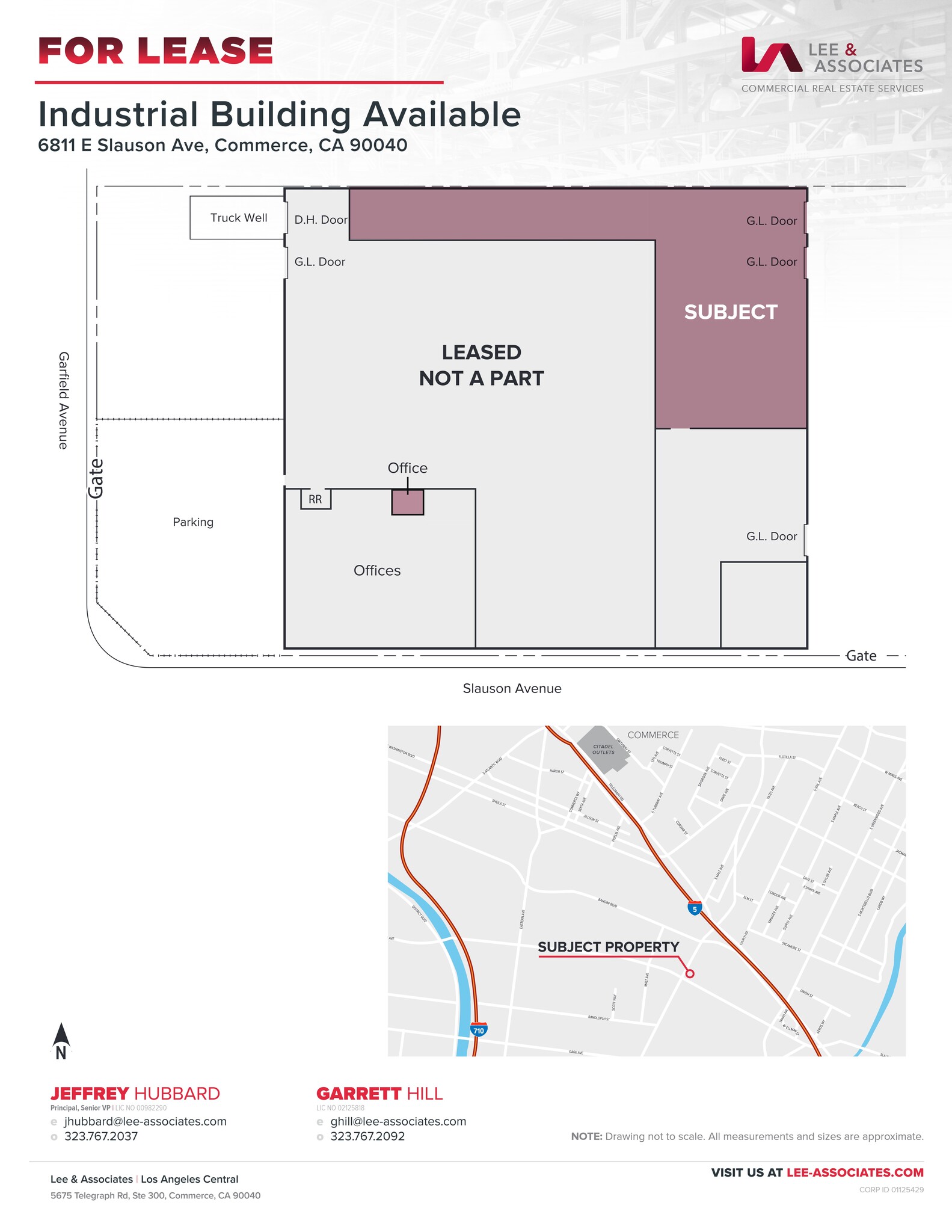 6811 E Slauson Ave, Commerce, CA à louer Plan de site– Image 1 sur 2
