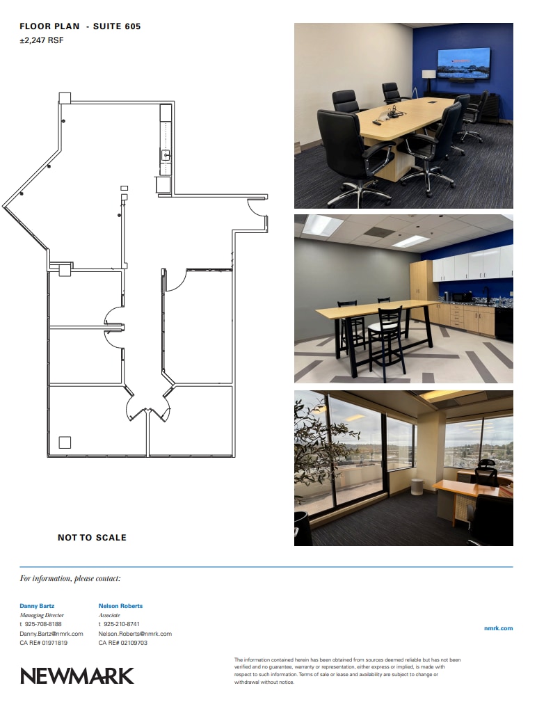 1850 Mount Diablo Blvd, Walnut Creek, CA à louer Plan d’étage– Image 1 sur 1