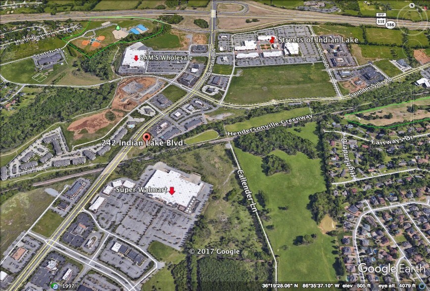 242 Indian Lake Blvd, Hendersonville, TN à louer - Aérien – Image 2 sur 16