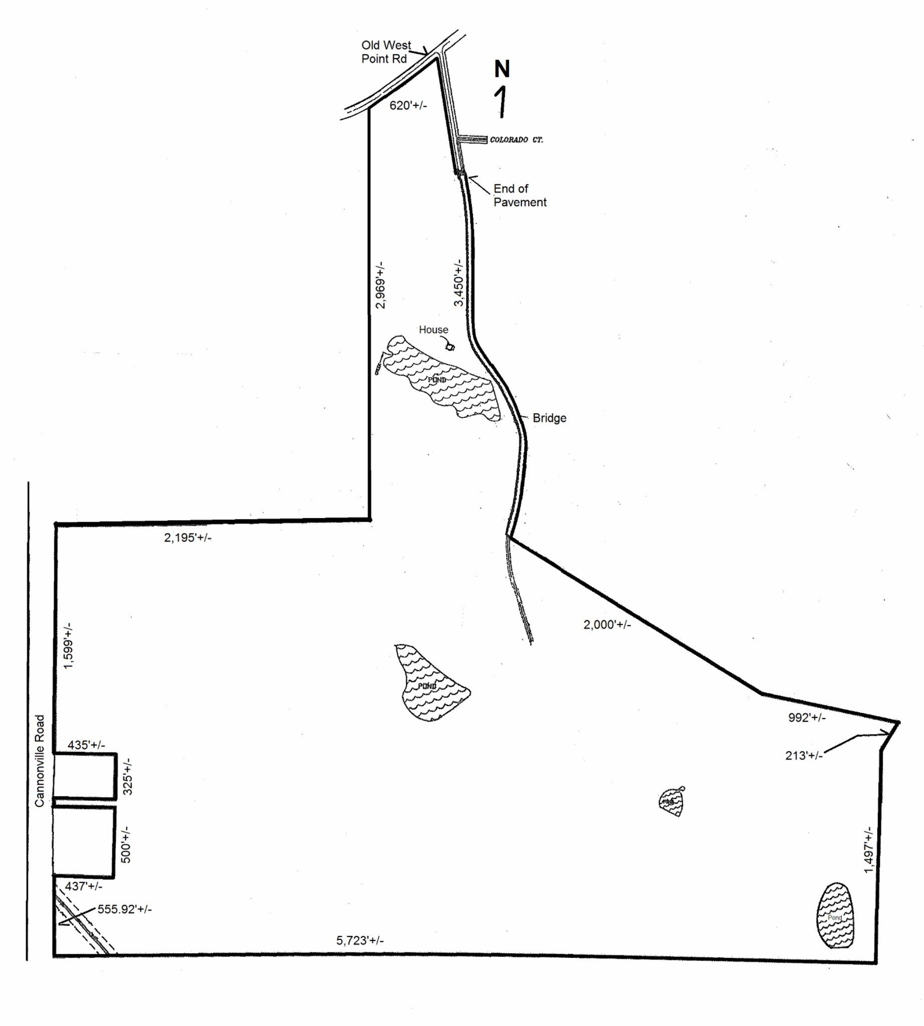 Cannonville Road, Lagrange, GA à vendre Plan cadastral– Image 1 sur 2