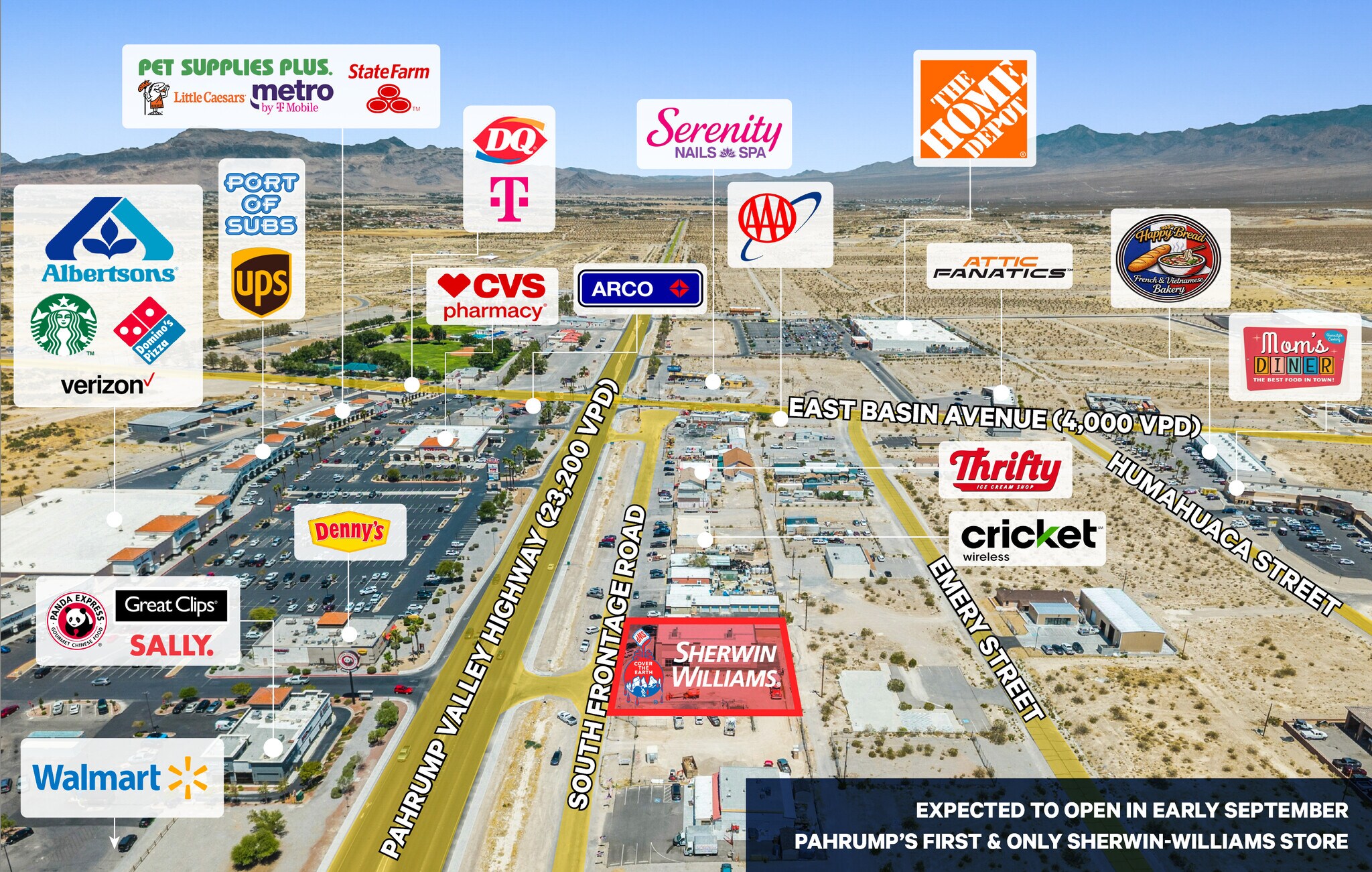 201 S Frontage Rd, Pahrump, NV à vendre Photo de l’immeuble– Image 1 sur 7