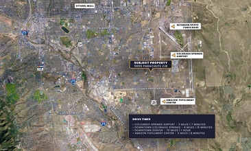 5655 Parachute Cir, Colorado Springs, CO - VUE AÉRIENNE vue de carte