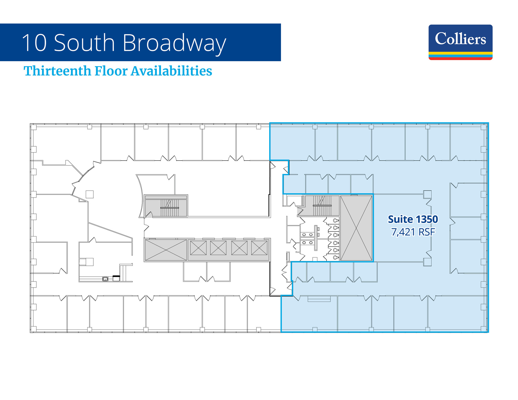 10 S Broadway, Saint Louis, MO à louer Plan d’étage– Image 1 sur 1
