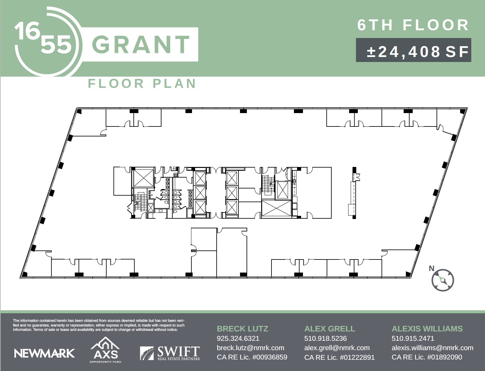 1655 Grant St, Concord, CA à louer Plan d’étage– Image 1 sur 1