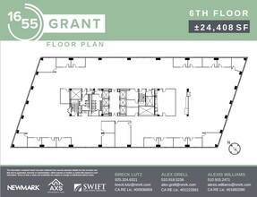 1655 Grant St, Concord, CA à louer Plan d’étage– Image 1 sur 1