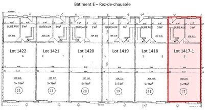 Local d’activités dans Lisses à louer Plan d’étage– Image 1 sur 1