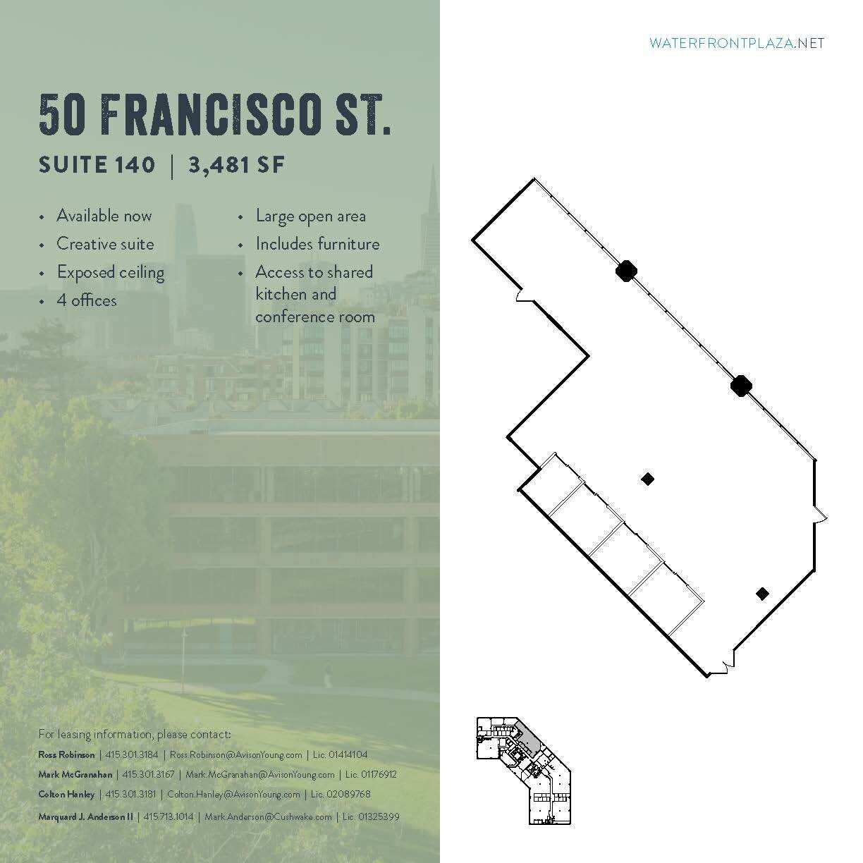 1700 Montgomery St, San Francisco, CA à louer Photo intérieure– Image 1 sur 1