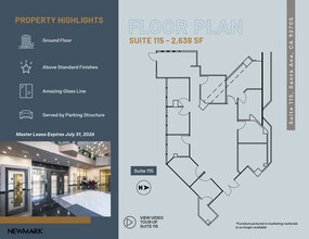 600 W Santa Ana Blvd, Santa Ana, CA à louer Plan d’étage– Image 1 sur 1