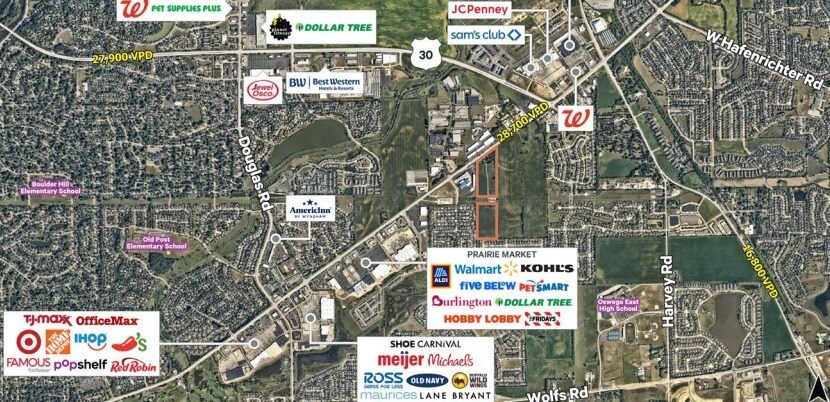 1630-1730 US 34, Oswego, IL à vendre Aérien– Image 1 sur 3