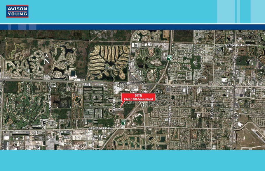 1450 Skees Rd, West Palm Beach, FL à louer - Aérien – Image 2 sur 3