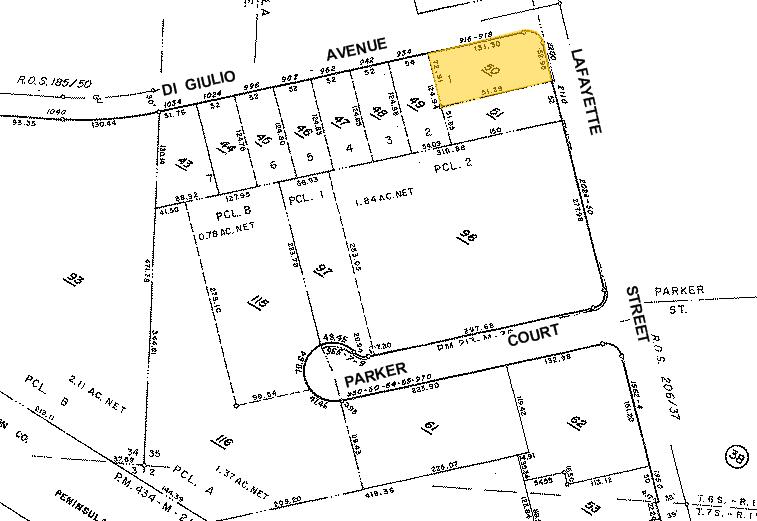 2200 Lafayette St, Santa Clara, CA à louer - Plan cadastral – Image 2 sur 3