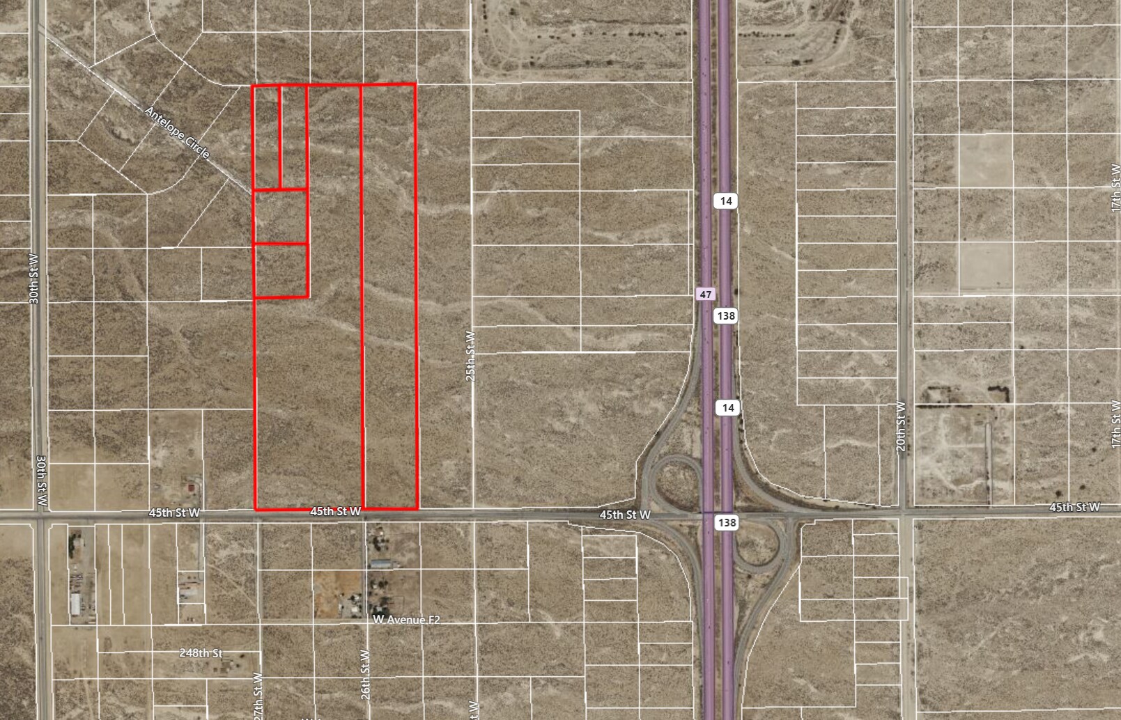 VAC/AVE F/VIC 25th St W, Lancaster, CA à vendre Photo principale– Image 1 sur 2