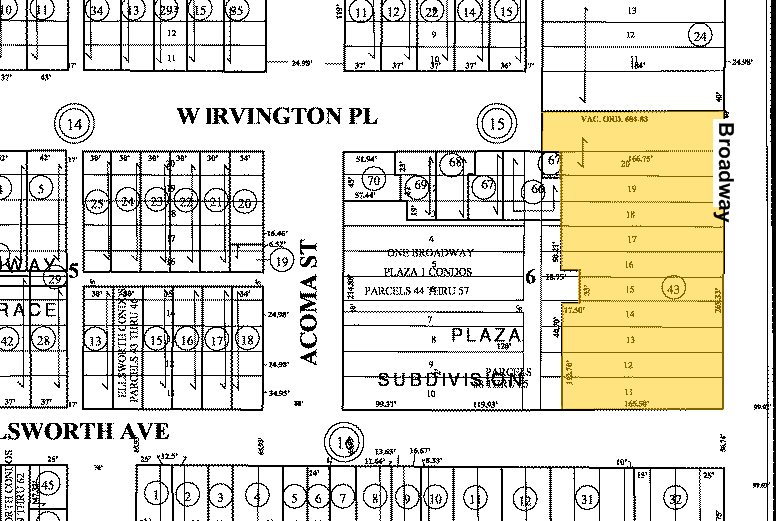 1 Broadway, Denver, CO à louer - Plan cadastral – Image 2 sur 15