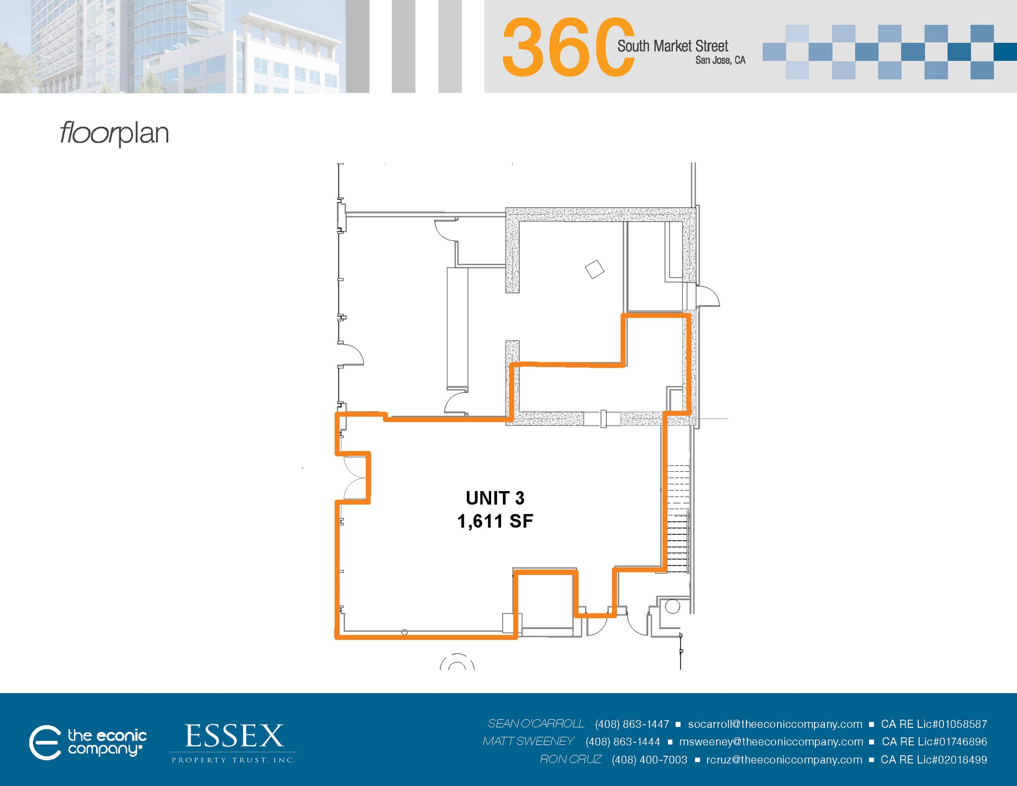 350 S Market St, San Jose, CA à louer Plan d’étage– Image 1 sur 1