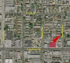 2215-2235 E Anaheim St, Long Beach, CA - Vue aérienne  vue de carte