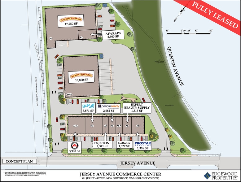 Jersey Ave, New Brunswick, NJ à louer - Plan de site – Image 2 sur 4