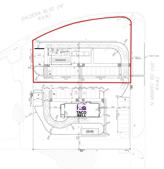 4727 N Midkiff Rd, Midland, TX à vendre - Plan de site – Image 2 sur 2