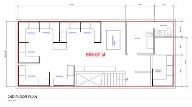 8283-8285 La Mesa Blvd, La Mesa, CA à louer Plan d’étage– Image 2 sur 2