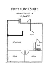 41661 Enterprise Cir N, Temecula, CA à louer Plan d’étage– Image 1 sur 1