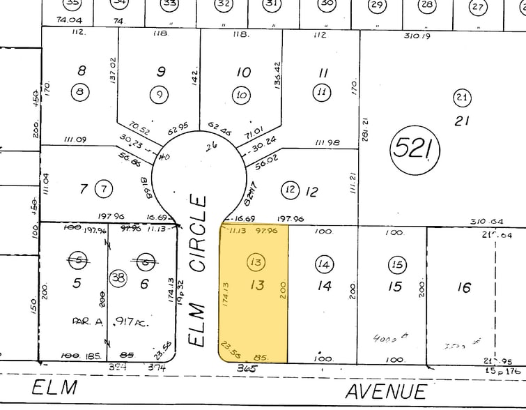356 Elm Ave, Greenfield, CA à louer - Plan cadastral – Image 2 sur 6