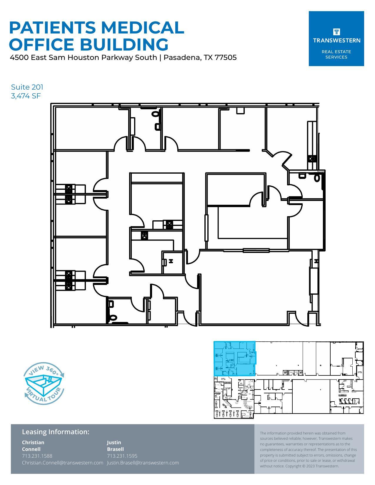 4500 E Sam Houston Pky S, Pasadena, TX à louer Plan d’étage– Image 1 sur 1