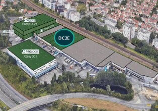 Rosny-sous-Bois - Vue aérienne  vue de carte