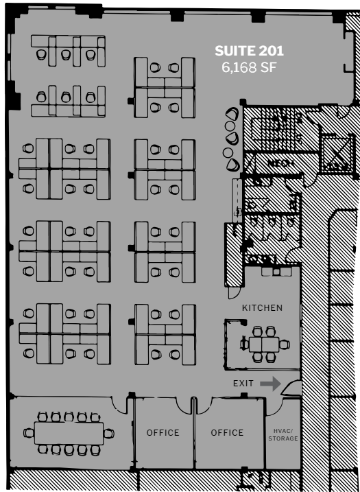 366 Adelaide St W, Toronto, ON à louer Plan d’étage– Image 1 sur 1
