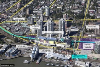 828 Agnes St, New Westminster, BC - Vue aérienne  vue de carte