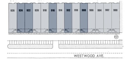 900-926 S Westwood Ave, Addison, IL à louer Plan d’étage– Image 1 sur 1