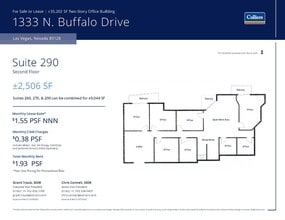 1333 N Buffalo Dr, Las Vegas, NV à louer Plan d’étage– Image 1 sur 1