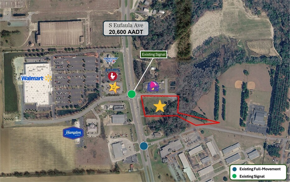 3200 S Eufaula Ave, Eufaula, AL à louer - Aérien – Image 3 sur 4