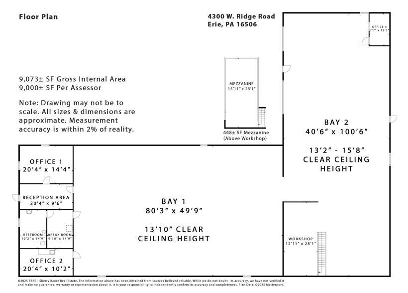 4300 W Ridge Rd, Erie, PA à louer - Plan d’étage – Image 2 sur 16