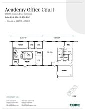 600-650 Academy Dr, Northbrook, IL à louer Plan d’étage– Image 2 sur 2