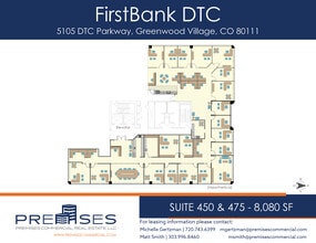 5105 Dtc Pky, Greenwood Village, CO à louer Plan d’étage– Image 2 sur 2