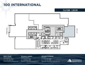 100 International Dr, Baltimore, MD à louer Plan d’étage– Image 1 sur 1