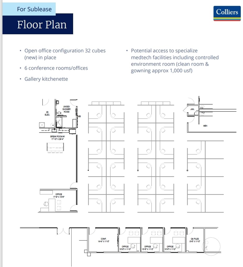 140-162 Knowles Dr, Los Gatos, CA à louer Plan d’étage– Image 1 sur 1