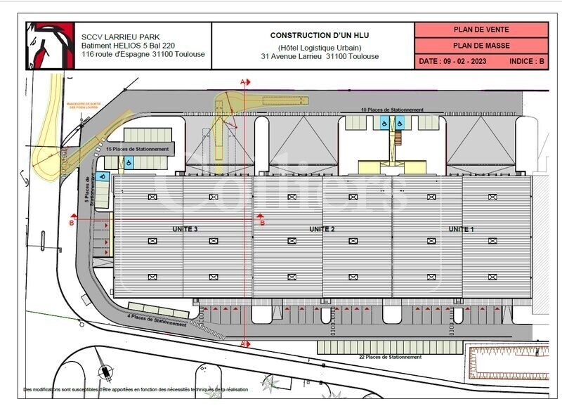 31 Avenue De Larrieu, Toulouse à louer - Plan de site – Image 3 sur 5