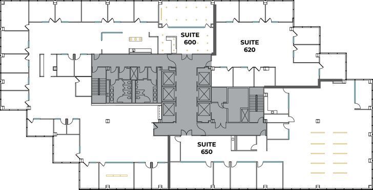 611 Anton Blvd, Costa Mesa, CA à louer Plan d’étage– Image 1 sur 1